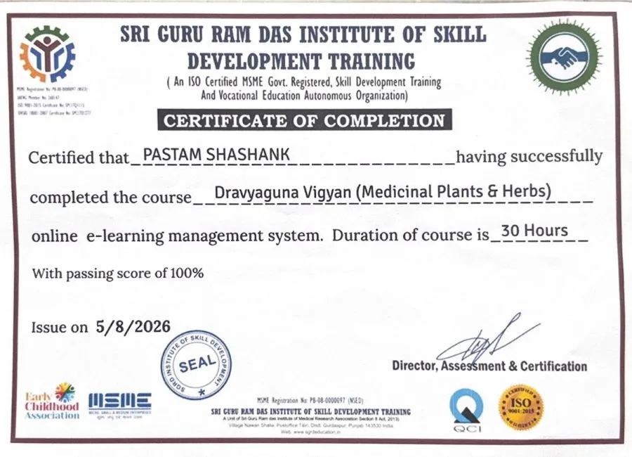online ayurveda certificate