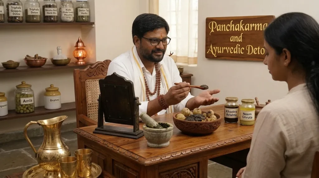 Ayurvedic treatment for panchakarma and natural detox